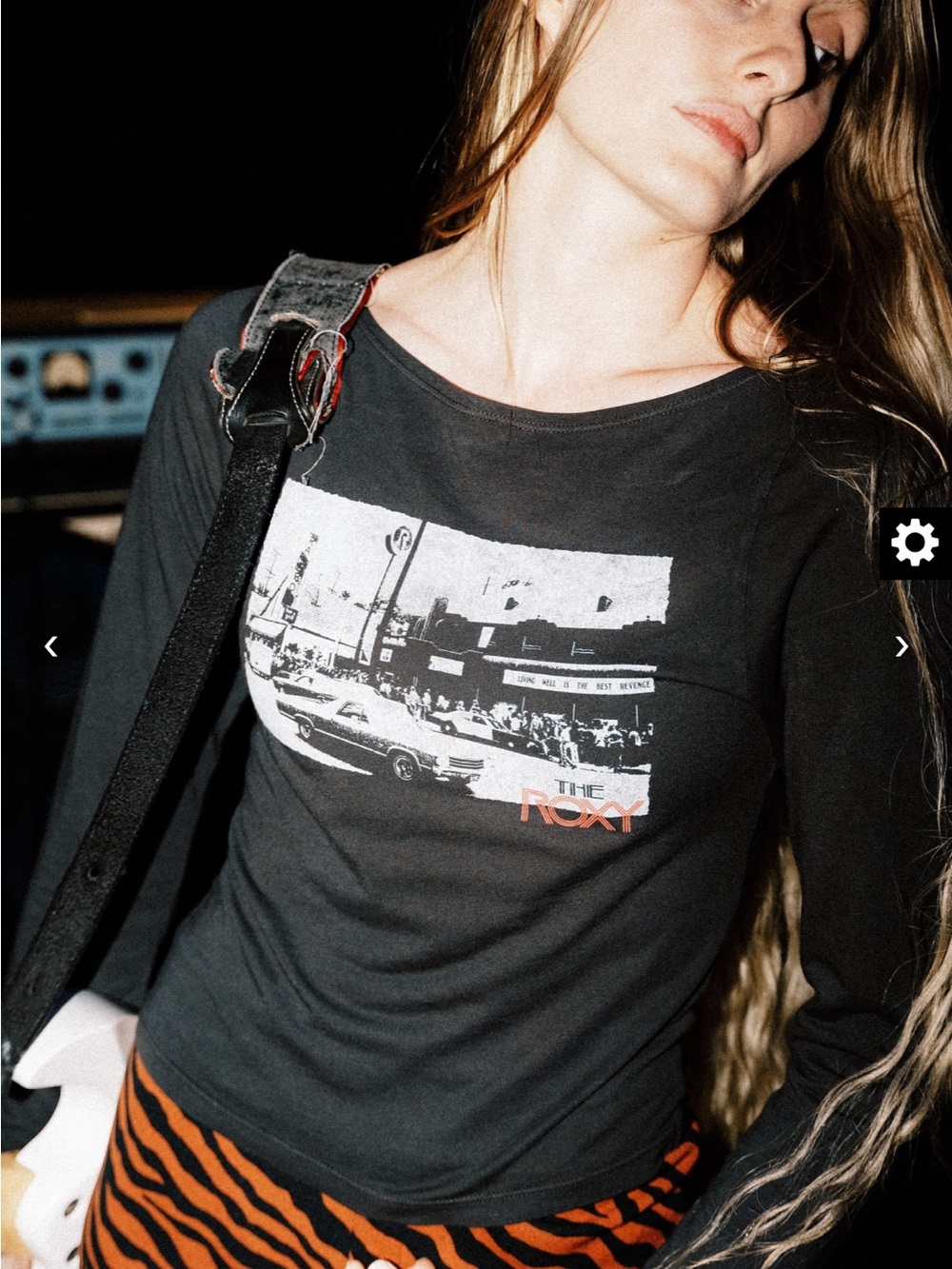 🖤 Daydreamer Black Graphic "The Roxy" Long-Sleeve Tee
